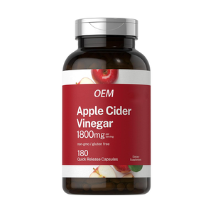 OEM/ODM, оптовая продажа, капсулы яблочного уксуса с яблочным уксусом, поддержка для похудения для взрослых - Product Image 1