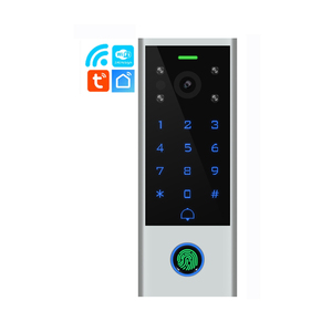 Tuya-intercomunicador inteligente con control remoto, sistema de control de acceso con huella dactilar, vídeo duplex, wifi - Product Image 1