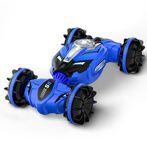 1:14スケールジェスチャーコントロールRCカー4x4両用スタントトラックキッズ360 ° フリップIPX6防水充電式リモコン