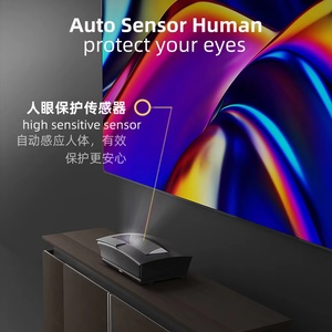 Paihao X1A 4K Native Projektor Full RGB Triple Laser 4K Projektor für Smart Home Theater <span class=keywords><strong>Android</strong></span> WiFi 6 Video Proyector