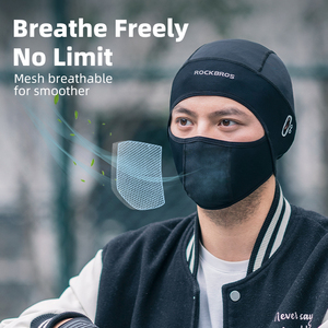 Mũ bảo hiểm chống nắng ROCKBROS mùa hè chất liệu vải lụa đá mát lạnh dành cho nam và nữ, che kín mặt, khăn mặt vải lụa đá mát lạnh, bảo vệ mặt, chống gió, khẩu trang đạp xe - Product Image 4