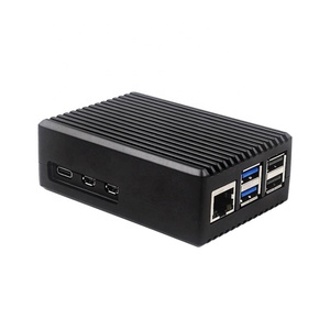 Carcasa metálica Raspberry Pi 5, carcasa de aleación de aluminio, carcasa de refrigeración pasiva con disipadores de calor de silicona para Raspberry Pi 5 RPi 5 - Product Image 1