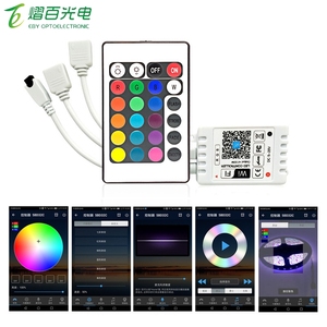 DC5V-28V RGB-Band SMD 5050 führte Wifi-Controller WiFi IR LED-Controller mit Empfänger führte Streifen IR-Fernbedienung LED-Steuerung - Product Image 4