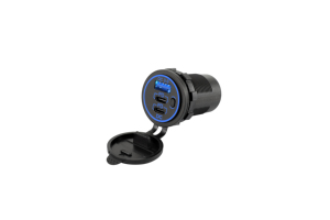 <strong>12</strong> <strong>V</strong>-24v 3 Ports QC 3.0 18W &amp; PD 30W Type C Triple USB <strong>Socket</strong> - Product Image 4