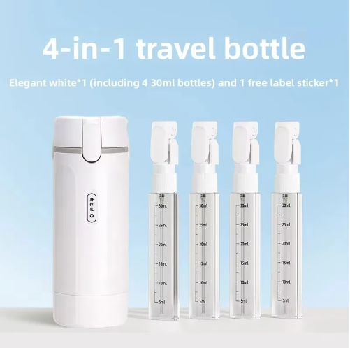 30ml 4-en-1 Riz Blanc 1 paquet - Papier étiquette anglais