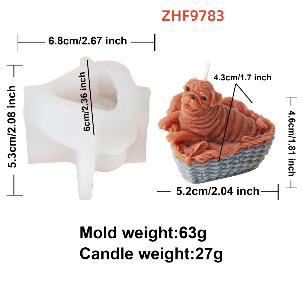 Dog Resin Soap Mold2