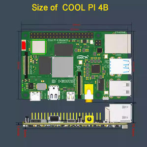 Scheda madre Coolpi 4B Open Source RK3588 8K Octa-Core compatibile CPU Raspberry Pi interfaccia AI Board 6TNPU prezzo competitivo - Product Image 3