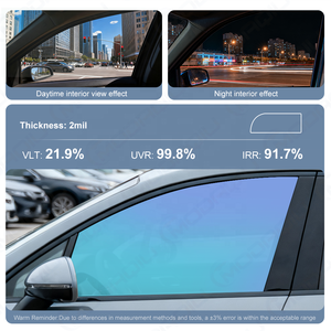 Cam/đỏ/xanh/Tím Tắc Kè Hoa phim UV chặn 99.8% kính chắn gió Tint đầy màu sắc kính xe phim bảo vệ năng lượng mặt trời phim - Product Image 4
