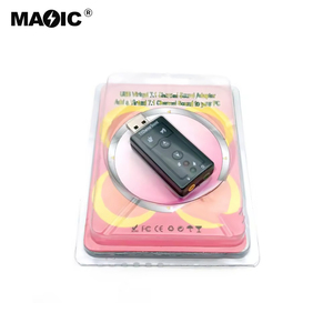 Micrófono/altavoz USB 2,0 externo de alta calidad, sonido envolvente, tarjeta de sonido de Audio 3D de 7,1 canales