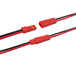 JST 2 Pin erkek ve dişi kablo konektörü JST 2 P tel priz konnektörleri <span class=keywords><strong>LED</strong></span> şerit lamba RC BEC pil DIY FPV Drone