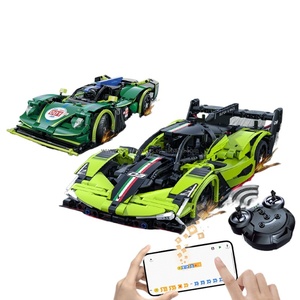 Cada C51303/C51308 notte Valkyries ali auto sportive puzzle di programmazione telecomando giocattolo regalo ragazzo 388 pezzi set di blocchi di costruzione - Product Image 1