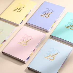 Custom 2025 Calendar Hardcover Notebook Laser Engraved <strong>Gift</strong> Printing logo Custom Notebook Journal Plan Book <strong>Gift</strong> Box Packing - Product Image 5