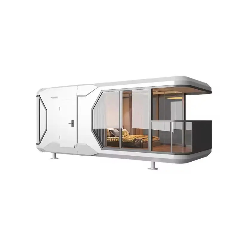 최고 품질의 럭셔리 현대 모듈러 모바일 애플 캐빈 호텔 컨테이너 하우스 조립식 공간 캡슐 하우스