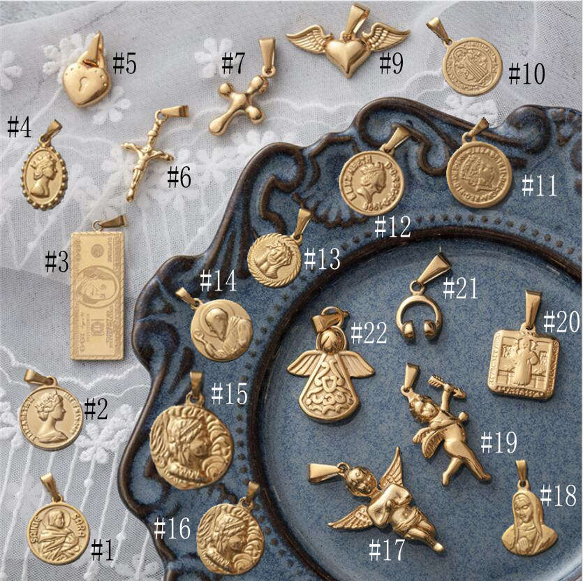 19mm Mary Colgante #15