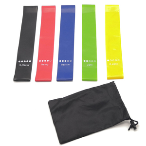 Juego de Mini bandas elásticas de látex para ejercicio, con bolsa de transporte - Product Image 2