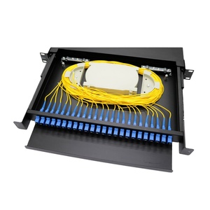 厂家直销ODF 12/24/48端口光纤接线板，带FTTH型SC连接器 - Product Image 1