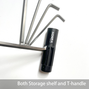 <strong>8pc</strong> T Handle <strong>Hex</strong> <strong>Key</strong> Allen Wrench Set Ball End Torx L-Shaped Metric Steel Hand Tool - Product Image 2