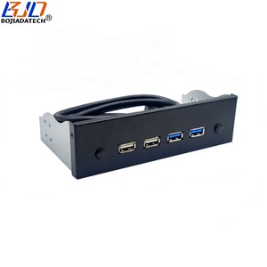 5.25 Inch CD-ROM Bay Desktop PC <strong>Computer</strong> Case Front Panel With 2 USB 3.0 + Dual USB 2.0 Connector Power &amp; Reset Button - Product Image 6