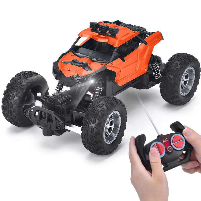 Amzone Hot Alloy Allrad-Kletter auto 4WD-Fernbedienungsauto Hochgeschwindigkeits-RC-Truck mit Licht für Jungen-und Kinderspiel zeug für Erwachsene und Kinder