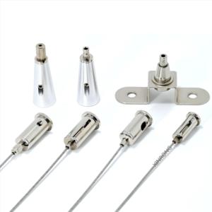 Trần ánh sáng lịch thi đấu gắn phần cứng chiếu sáng treo Cáp grippers Dây thép treo Cáp Gripper Trần cố định - Product Image 3