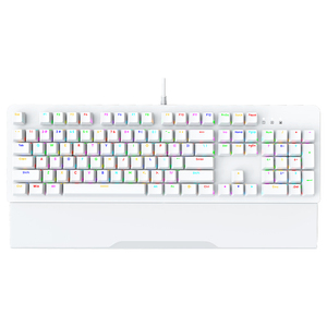 Teclado mecánico para juegos de 104 teclas Interfaz USB con cable retroiluminado Software de hardware de computadora para computadora portátil y computadora