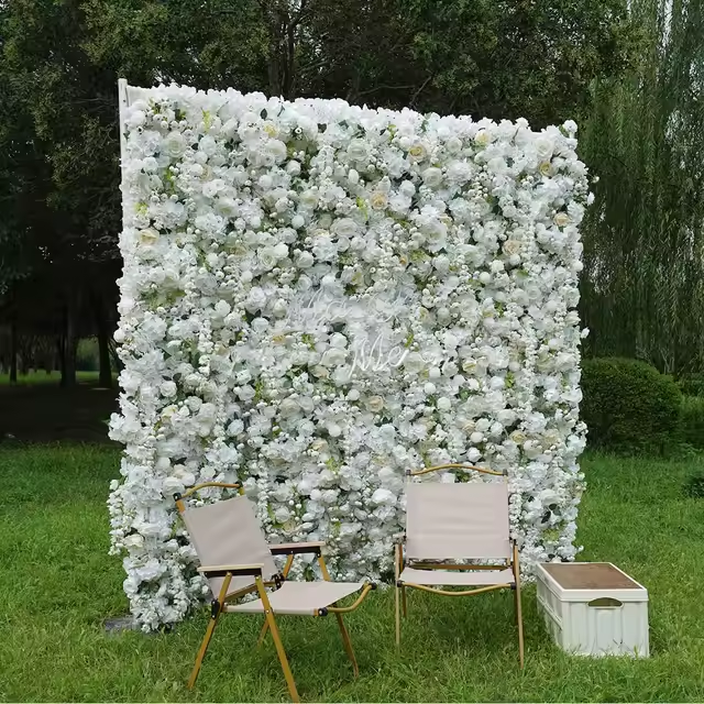 Mur de fleurs 10