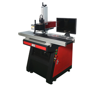Máquina de marcado láser de fibra Raycus Max JPT con sistema visual y de posicionamiento automático CCD con computadora - Product Image 1