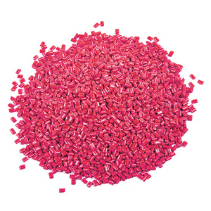 LLDPE ฟิล์มสีชมพูมาสเตอร์แบทช์พลาสติกสีแดงสารหน่วงไฟฟอสฟอรัสพลาสติก PE อนุภาคสำหรับฉีด - Product Image 3