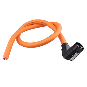 Özel tasarım 100A yüksek turuncu hız elektrikli motosiklet fiş kablo demeti 5AWG 20AWG erkek dişi fiş - Product Image 4
