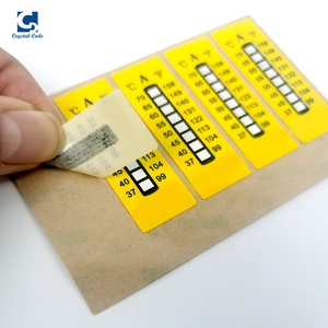 Termómetro con pegatinas para la cabeza del bebé, indicador de temperatura que cambia de Color, 2-8 C - Product Image 3