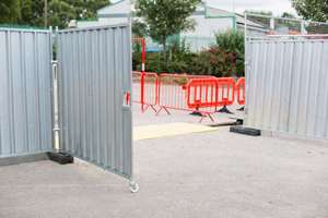 Oluklu inşaat sitesi çelik istifleme geçici Colorbond çit/geçici Site istifleme birleştirir Steelwall - Product Image 5