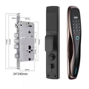 Tuş takımı ile WiFi akıllı kapı kilidi kolay kurulum anahtarsız giriş elektronik sürgü parmak izi ve şifre veri depolama seçenekleri - Product Image 6