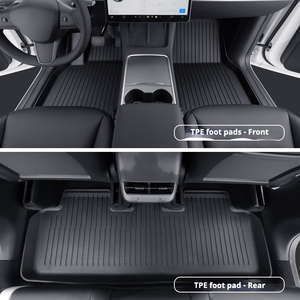 高級ビジネスカスタムTPEフットマットインテリアアクセサリーTesla Model 3 Highland Car Floor Mat <span class=keywords><strong>2025</strong></span>用