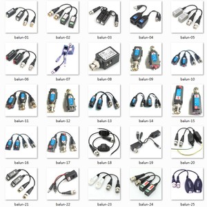 Power/Video/Audio 1CH Passive Video Balun <strong>BNC</strong> to RJ45 Balun