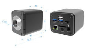 X7CAM4K8MPA 4K@ 72FPS USB3.0 Wireless Super High Speed <strong>Microscope</strong> Camera <strong>with</strong> Built-in <strong>Measurement</strong> <strong>Function</strong> - Product Image 3