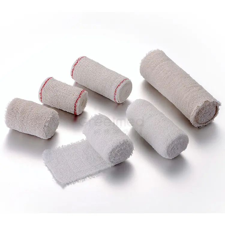 Crepe Bandage Best Selling Orthopedic Medical Surgical Sterile 100% Cotton EOS Bleach Medical Materials & Accessories 3 Years