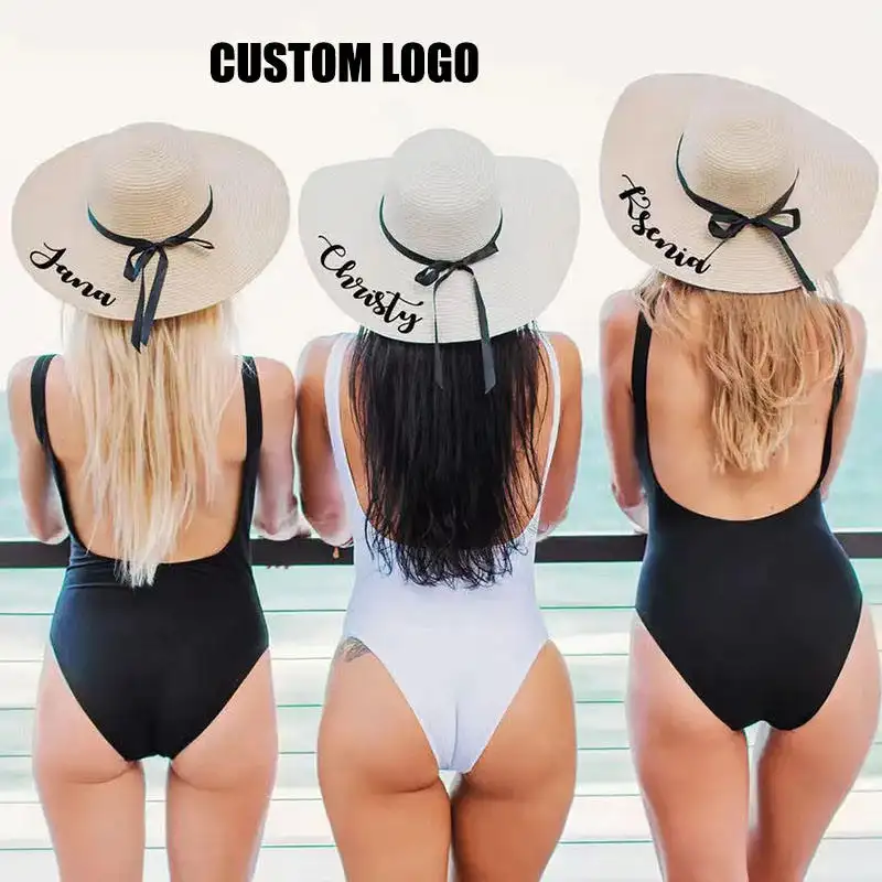 Wide Brim Large Brim Floppy Girls Straw Hats Summer Women Sun Beach Hat