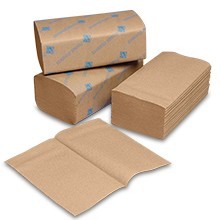 Cheap Kraft Single Fold Paper Towels Disposable Brown <strong>Interfold</strong> <strong>v</strong> Fold Paper Hand Towels in Public Washing Room - Product Image 5
