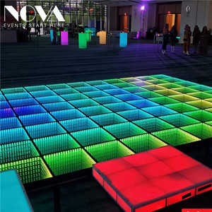 2021 New New Design Sound <strong>DMX</strong> <strong>Control</strong> 0.5*0.5m RGB Full Colors Led Dance Floor - Product Image 5
