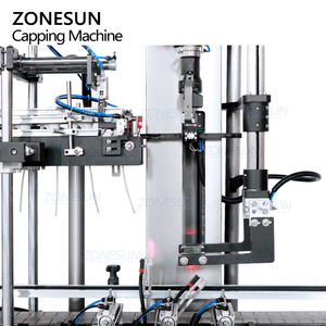 ZONESUN ZS-XG445A automatico a vite Servo Trigger pompa a spruzzo bottiglia tappatrice con tappo elevatore - Product Image 5