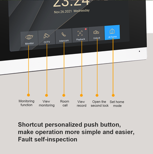 Sistema de intercomunicación de teléfono y puerta con pantalla HD de 7 pulgadas, videoportero inteligente de 2 cables para seguridad de Villa - Product Image 5