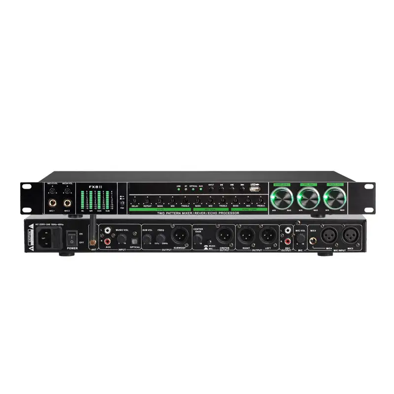 FX8 Factory Wholesale Professional DSP Audio Processor multiple effects digital processor for stage performance