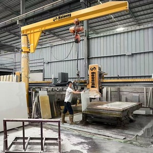 Nâng miễn phí đứng pilllar bài gắn slewing <span class=keywords><strong>slab</strong></span> JIB <span class=keywords><strong>Crane</strong></span> 1 tấn <span class=keywords><strong>Single</strong></span>-<span class=keywords><strong>beam</strong></span> đá nâng máy để bán - Product Image 2