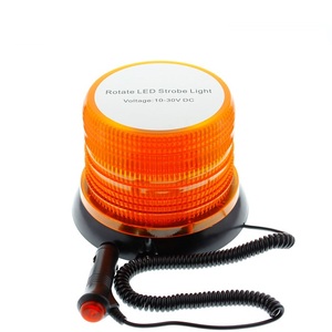 Yüksek güç sarı yanıp sönen Led işaret ışığı led strobe amber 12v 10-30v 24v Led döner uyarı işık - Product Image 1