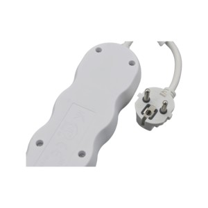Enchufe multifunción con enchufe de cable Extensión eléctrica de 4 vías Interruptores y enchufes eléctricos