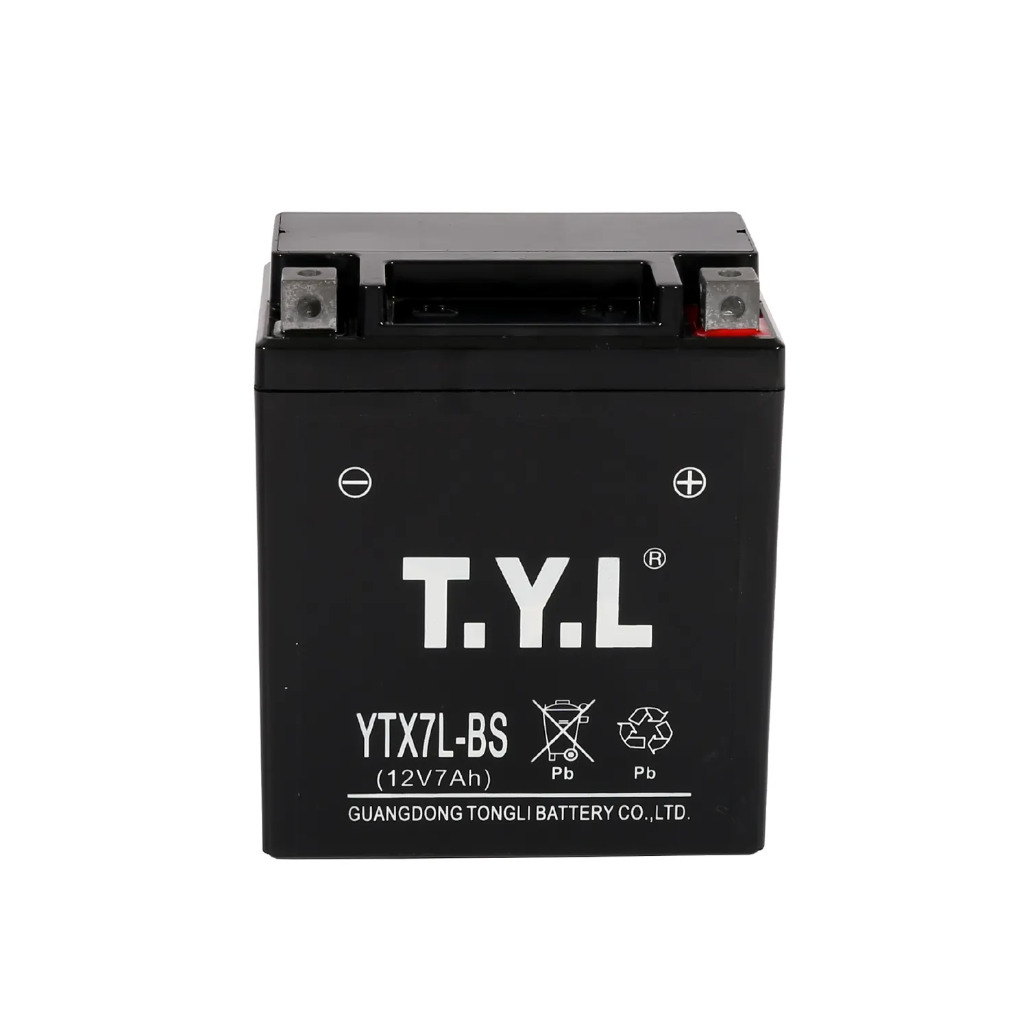 Fabricant chinois de batterie TYL, marque YTX7L-BS, 12v, 7ah, acide de plomb, batterie MF à charge humide pour moto