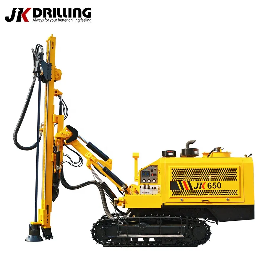 JK Khoan JK650 All-In-One DTH Máy Khoan Thủy Lực Crawler Gắn Khai Thác Mỏ Khoan Giàn Khoan