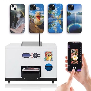 เครื่องพิมพ์ UV สแกนสาย QR RF-PC1อัจฉริยะใช้งานง่ายเคสโทรศัพท์แบบ DIY H5บริการเว็บเครื่องพิมพ์อิงค์เจ็ทติดฝาหลังมือถือ - Product Image 2