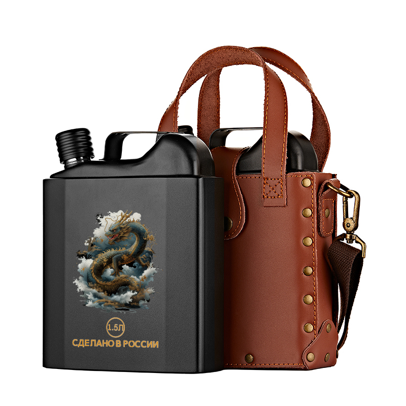88 oz 316 brown leather case 4