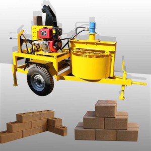 Macchina per fabbricare i blocchi di mattoni di argilla ad incastro del motore diesel mobile portatile M7M1 - Product Image 4